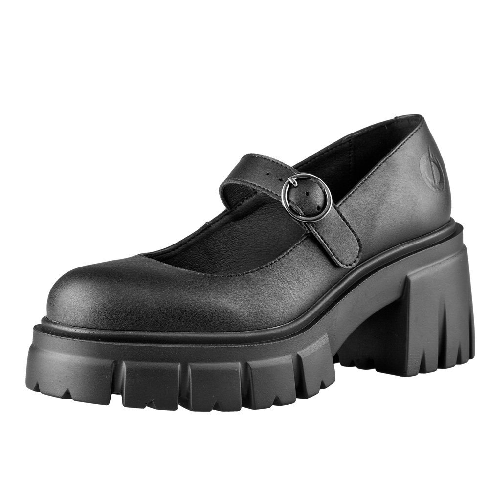 półbuty damskie ALTERCORE czarne (MARGOT VEGAN BLACK)-36