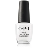 Lakiery hybrydowe - OPI Nail Lacquer, klasyczny lakier do paznokci, Alpine Snow NLL00, biały, 15ml - miniaturka - grafika 1