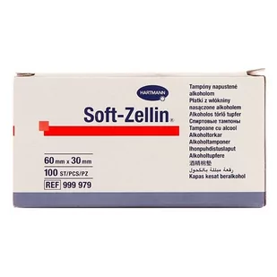 Hartmann Soft-zellin 60mm x 30mm płatki nasączone alkoholem x 100 szt - Apteczki i materiały opatrunkowe - miniaturka - grafika 3