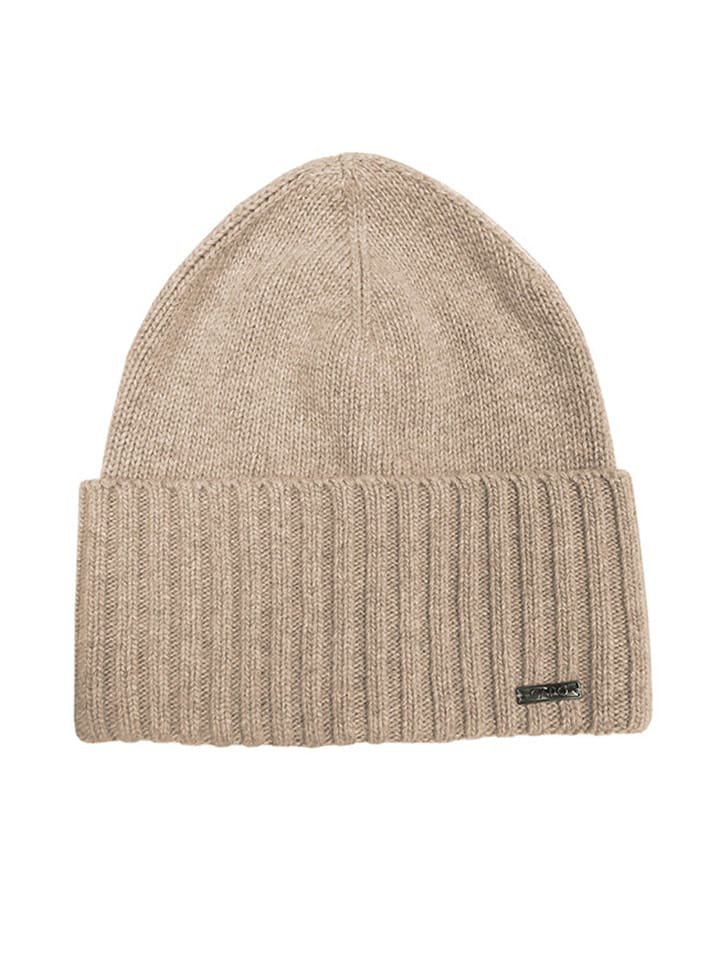 Capo Czapka w kolorze beżowym