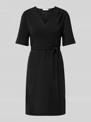 Sukienki - Sukienka mini z dekoltem w serek model ‘TENNY’ - miniaturka - grafika 1