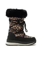 Buty dla dziewczynek - Leaf Śniegowce Ysby LYSBY201I Brązowy - miniaturka - grafika 1