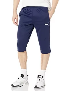 Spodnie męskie - PUMA Spodnie męskie, Peacoat-puma biały, L - grafika 1