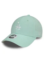 Czapki damskie - New Era Czapka z daszkiem Wmns Mlb Linen 940 La Dodgers 60503464 Zielony - miniaturka - grafika 1