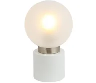 Lampy stojące - Globo 21003WN - Lampa stołowa MARKA 1xE14/25W/230V biała - miniaturka - grafika 1