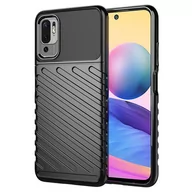 Etui i futerały do telefonów - Hurtel Thunder Case elastyczne pancerne etui pokrowiec Xiaomi Redmi Note 10 5G / Poco M3 Pro czarny - miniaturka - grafika 1
