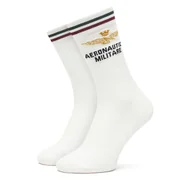 Skarpetki męskie - Skarpety Wysokie Męskie Aeronautica Militare 252CZ0012UL00499 Biały - miniaturka - grafika 1