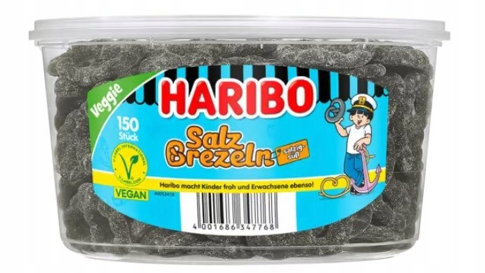 Haribo Salz Brezeln solone precle lukrecja 150szt/1050 g Z DE