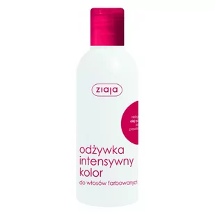 Ziaja Odżywka intensywny kolor do włosów farbowane z olejem rycynowym, 200ml - Odżywki do włosów - miniaturka - grafika 1