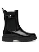 Buty dla chłopców - Tommy Hilfiger Botki Chelsea Boot T4A5-34029-1453 Czarny - miniaturka - grafika 1