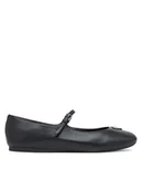 Baleriny - Guess Baleriny FLTKLD LEA02 Czarny - miniaturka - grafika 1