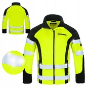 Odzież robocza - POLAR ROBOCZY męski Odblaskowy Bluza polarowa męska Ocieplana żółta BHP M - miniaturka - grafika 1