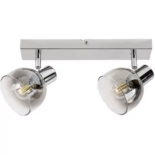 Rabalux Tarien 3249 plafon lampa sufitowa 2x40W E14 dymiony/chrom - Lampy sufitowe - miniaturka - grafika 2