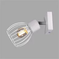 Lampy ścienne - Kaja Mika kinkiet (spot) 1-punktowy biały K-4574 - miniaturka - grafika 1