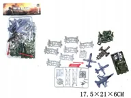 Samochody i pojazdy dla dzieci - ZESTAW MILITARNY W WORKU ŻOŁNIERZYKI - miniaturka - grafika 1