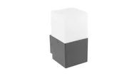 Lampy ogrodowe - Oprawa ogrodowa LARGO-AU,E27,MAX.15W,IP44,AC220-240V,50-60Hz,kinkiet prosty górny,grafit - miniaturka - grafika 1