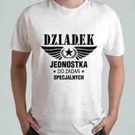 Koszulki męskie - Koszulka Męska Śmieszna T-shirt Z Nadrukiem Dzień Dziadka Dla Dziadka L #14 - miniaturka - grafika 1
