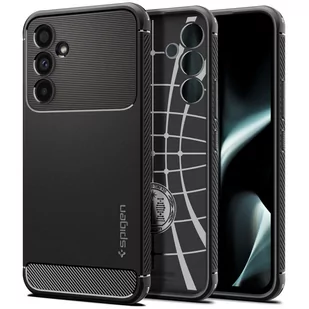 Etui na telefon Spigen Rugged Armor obudowa ochronna do Samsung Galaxy A54 5G Matte Black + Szkło - Etui i futerały do telefonów - miniaturka - grafika 3