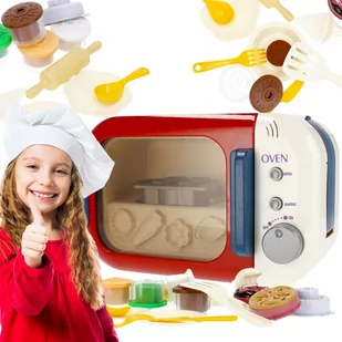 Piekarnik Masa plastyczna z akcesoriami 6+ MEGA CREATIVE - Zabawki interaktywne dla dzieci - miniaturka - grafika 1