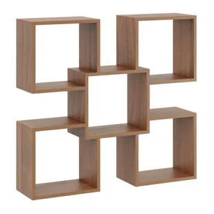 Półka wisząca w kolorze orzech D4-Z65 - Półki do salonu Półka wisząca w kolorze orzech D4-Z65 - Półki do salonu - miniaturka - grafika 1