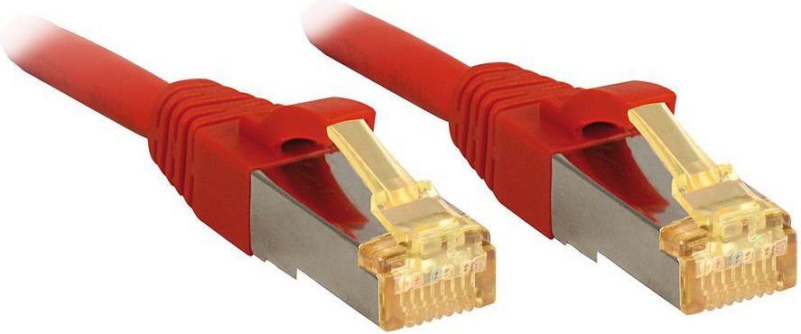 Lindy RJ-45/RJ-45 kat.7 Czerwony 30m 47301