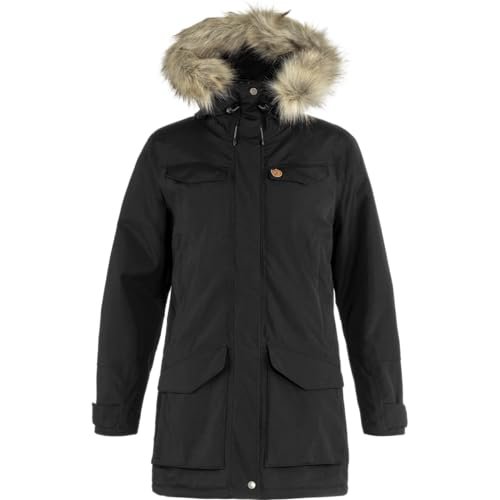 Fjallraven 86369-550 Nuuk Parka W kurtka damska, czarna, rozmiar XL