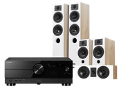 Kino domowe - Yamaha RX-A2A (czarny) + Diva 5 (dąb) + Diva 3 (dąb) + Diva 7 (dąb) - miniaturka - grafika 1