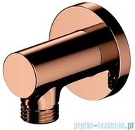 Baterie umywalkowe - Omnires przyłącze kątowe mosiężne miedź S008CP - miniaturka - grafika 1