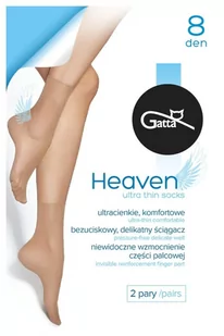 SKARPETY GATTA HEAVEN 8 DEN (kolor natural, rozmiar uniwersalny) - Skarpetki damskie - miniaturka - grafika 1