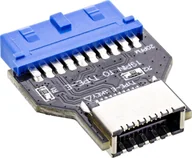 Adaptery i przejściówki - InLine InLine® USB 3.0 Mainboard to USB 3.2 Type-E Key-A Adapter internal - miniaturka - grafika 1