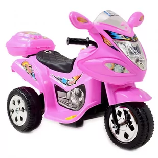 Super-Toys Motorek  dla maluszka różowy - Pojazdy elektryczne dla dzieci - miniaturka - grafika 1