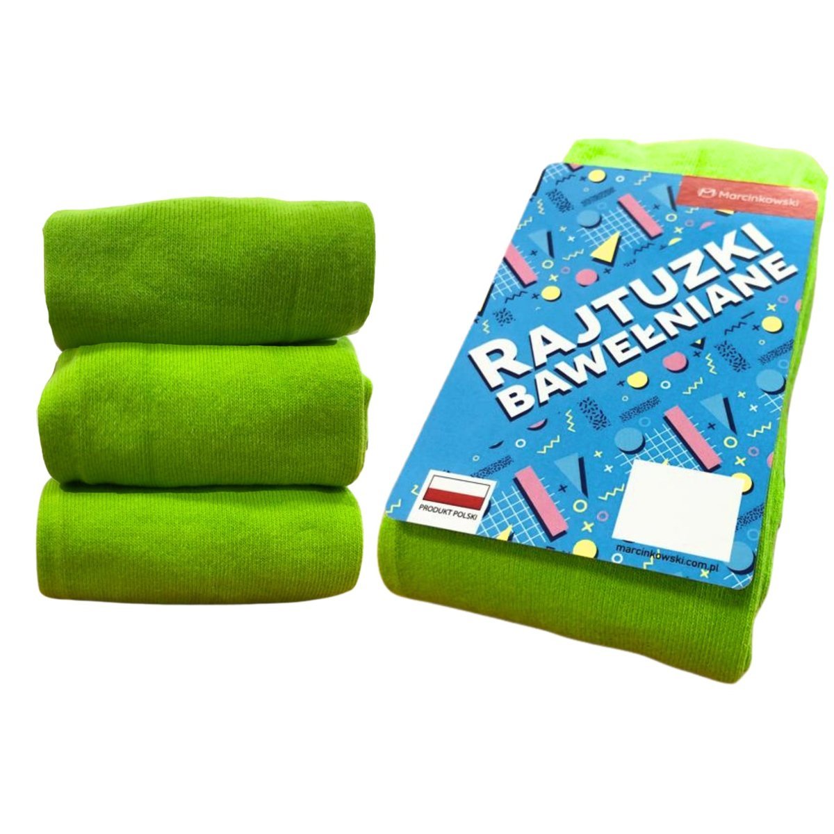 Rajstopy Bawełniane Dziecięce Dla Chłopca Dziewczynki Grube Ciepłe Rajtuzy 140/146 Zielone