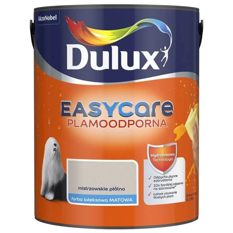 Dulux EASY CARE mistrzowskie płótno 5L 5237311