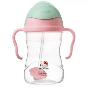 B.box Innowacyjny Bidon ze słomką 240 ml, Hello Kitty Candy Floss - Bidony dla dzieci - miniaturka - grafika 1