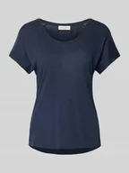 Koszulki i topy damskie - T-shirt o kroju relaxed fit z mieszanki bawełny i wiskozy - miniaturka - grafika 1