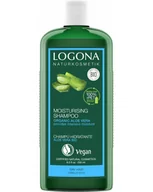 Szampony do włosów - Logona Naturkosmetik nawilżający szampon z bio aloe vera, do włosów zniszczonych, chroni przed przesuszeniem, z bio ekstraktami, 250 ml 184 - miniaturka - grafika 1