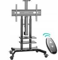 Uchwyty do telewizora - ONKRON TV SET ACC MOTOR. MOBILE STAND/50-86" BLACK TS1881E-B TS1881E-B - miniaturka - grafika 1