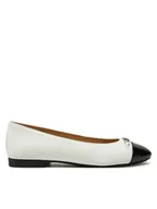 Baleriny - MICHAEL Michael Kors Baleriny Rebecca Flex Ballet 40F4RBFP1L Biały - miniaturka - grafika 1