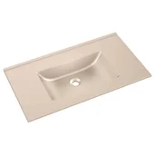 Umywalki - Axis Umywalka KORNAT 81 meblowa granitowa latte - miniaturka - grafika 1