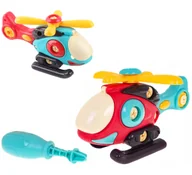 Klocki - HELIKOPTER ROZKRĘCANY ZABAWKA DLA DZIECI - miniaturka - grafika 1