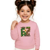 Bluzy dla dziewczynek - BLUZA DZIECIĘCA 67 SIX SEVEN VIRAL DLA CHŁOPCA DZIEWCZYNKI 104 - miniaturka - grafika 1