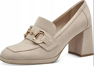 MARCO TOZZI CZÓŁENKA SZARE ELEGANCKIE NA OBCASIE 36 Ż6R - Czółenka - miniaturka - grafika 1