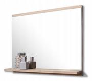 Lustra - Lustro łazienkowe z półką, DOMTECH, dąb sonoma, 50x60x12 cm - miniaturka - grafika 1