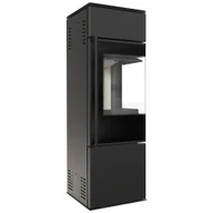 Piece wolnostojące - Piec stalowy REN/S prawy fi 150 7 kW z domykaniem - miniaturka - grafika 1