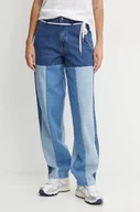 Spodnie damskie - adidas Originals jeansy x Ksenia Schneider damskie high waist IW5663 - miniaturka - grafika 1