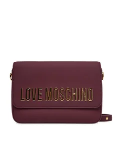LOVE MOSCHINO Torebka JC4023PP1NKD0552 Bordowy - Torebki damskie - miniaturka - grafika 1