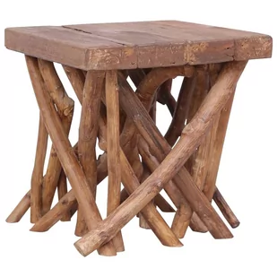 vidaXL vidaXL Stolik kawowy z gałęzi, 40x40x40 cm, lite drewno - Ławy i stoliki kawowe - miniaturka - grafika 1