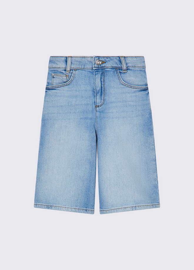 Jeansy dziewczęce liu jo kids bermuda denim altro