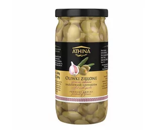 Oliwki zielone nadziewane czosnkiem 360 g 1 szt. - Owoce w puszkach i słoikach - miniaturka - grafika 1