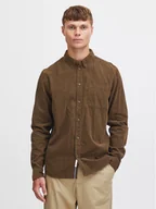 Koszule męskie - Solid Koszula 21104208 Brązowy Regular Fit - miniaturka - grafika 1